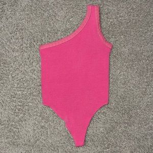 Out From Under Waffle Seamless One-Shoulder Bodysuit